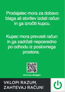 Vklopi razum, zahtevaj račun!