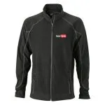 Moška jakna iz flisa črne barve