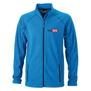 Moška jakna iz flisa modre barve