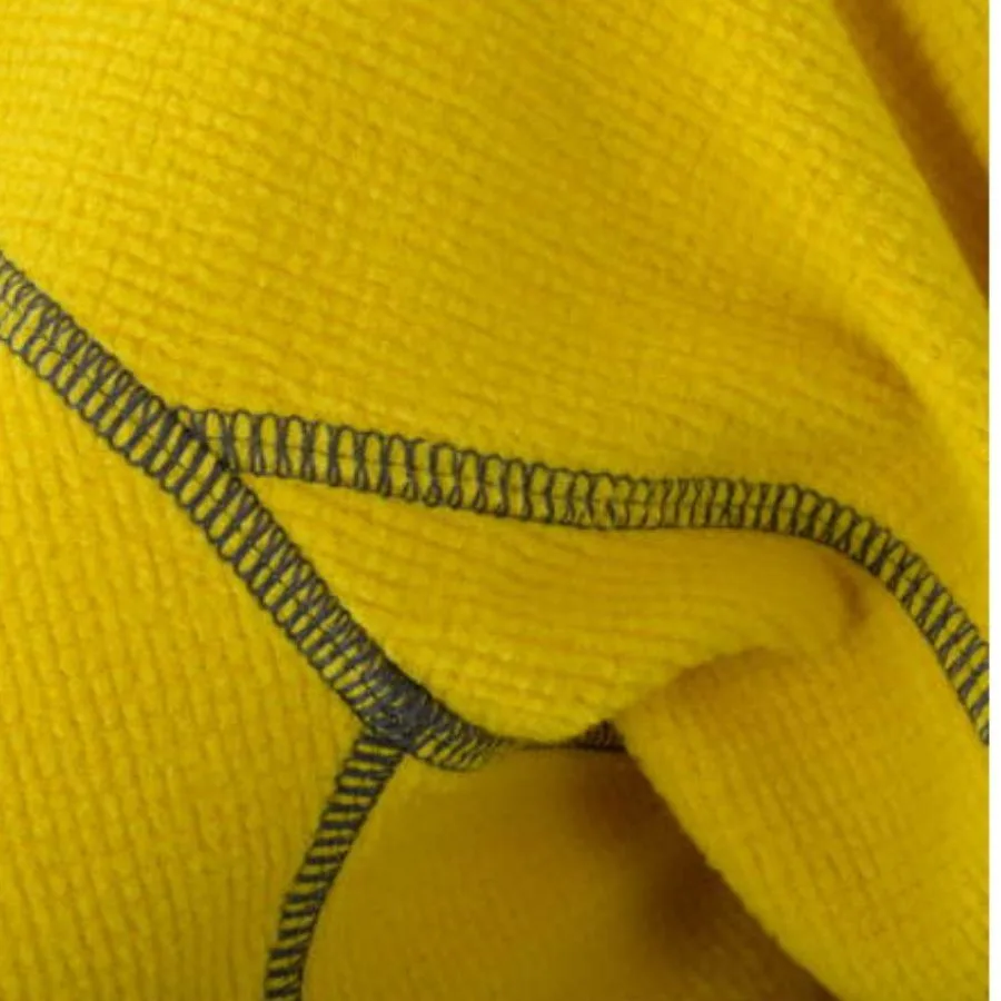 Moška jakna iz flisa rumene barve