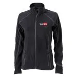 Ženska jakna iz flisa črne barve