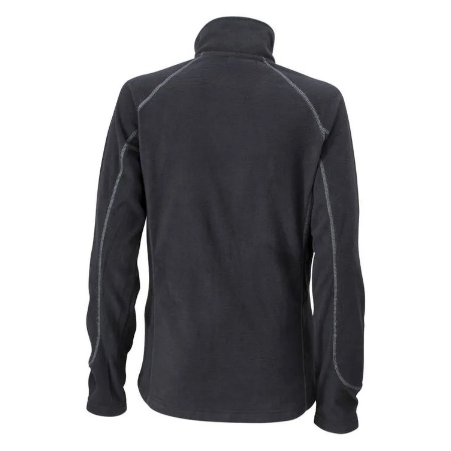 Ženska jakna iz flisa črne barve