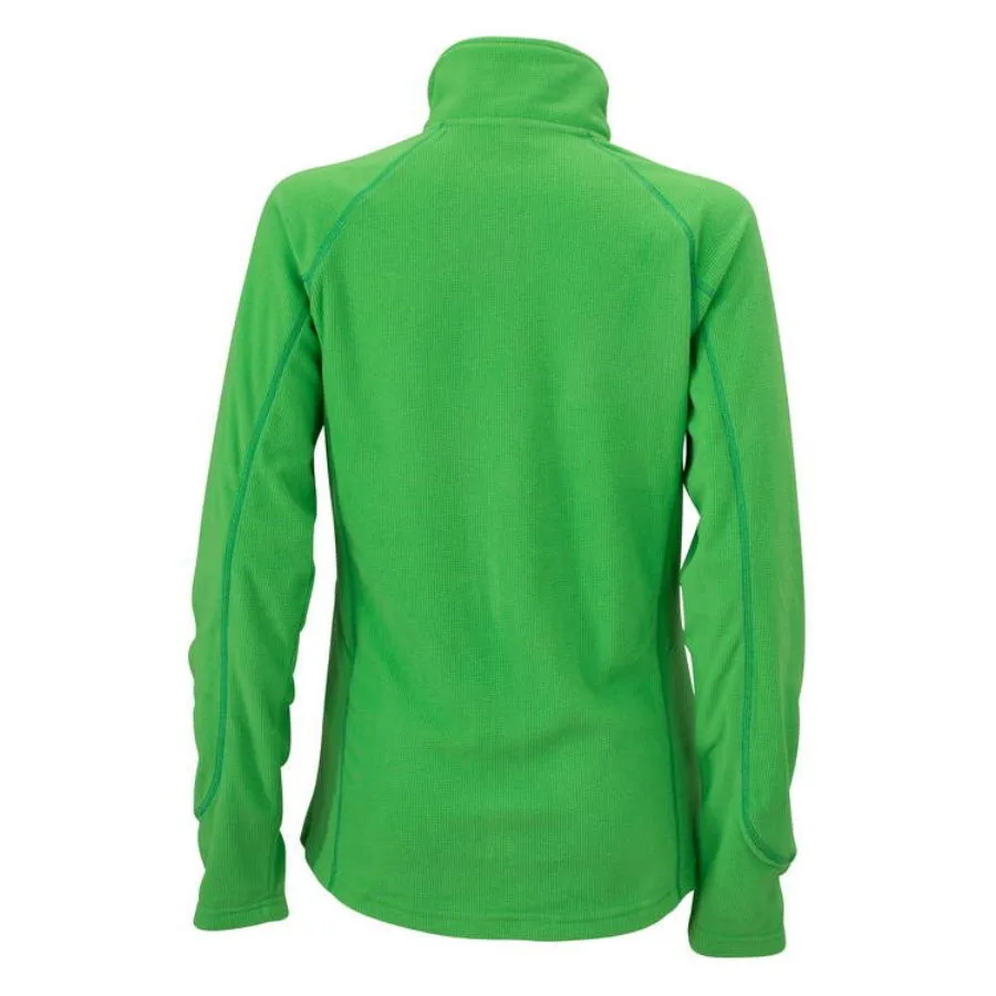 Ženska jakna iz flisa zelene barve